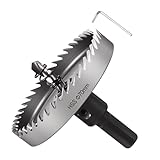 METALLIXITY ホールソーキット 70mm（2-3/4"）, 4241ハイスピードスチールホールカッター、センタードリルビット、六角レンチ、スプリング付き - ソフトメタル、木材、プラスチック、石膏ボード、PVCボード用、シルバー