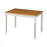 ナチュリア テーブル ナチュラル×ホワイト W120cm