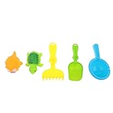 Fenteer 5点　子ども用　運動　創造力　庭園　ビーチ　教育玩具　屋外　おもちゃ　砂ツール　小道具　ふり遊びゲーム