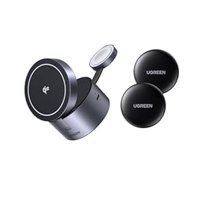 UGREEN 3in1 ワイヤレス充電器 & スマートタグ 2個入り 福袋 3台同時充電 Magsafe Qi2 MFi Apple探す対応