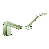 Moen TS9041BN 90 Degree High Arc Roman Tub Faucet includes Hand Shower ioDIGITAL Technology, Brushed