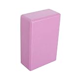 【ノーブランド品】軽量 ヨガブロック (1個) ヨガ用品 補助ブロック フォームブロック ピンク
