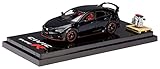 HJ64 1/64 ホンダ シビック TYPE R (FK8) 2017 エンジンディスプレイモデル付 クリスタルブラックパール 完成品