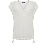 ミルトンベルベット トップス Tシャツ Cream Blanket Stitch Tee cream [並行輸入品]
