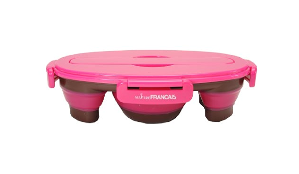 Amazon たためるランチbox カフェランチ ピンク 4 Pk 弁当箱 オンライン通販