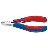 KNIPEX(クニペックス)7702-120H 超硬刃エレクトロニクスニッパー[通販用梱包品]