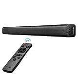 Mpow ホームシアター スピーカー 40W出力 Bluetooth5.0サウンドバー TV スピーカー 壁掛け可 リモートコントロール付