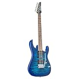 Ibanez(アイバニーズ)　GIOシリーズ　エレキギター　Transparent Blue Burst　GRX70QA-TBB