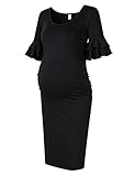 MissQee Maternity Dress DRESS レディース US サイズ: X-Large カラー: ブラック