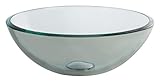 Kraus GV-101-14-ORB Clear 14 Glass Vessel Bathroom Sink with PU-MR Oil Rubbed Bronze by Kraus