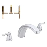 Moen KRTCH-D-T990BC Chateau 9-Inch Roman Tub Faucet, Brushed Chrome [並行輸入品]