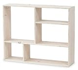 【コンバーチブルボックス：S（ブラウン・ホワイト） ボックス/小物入れ】 ポッシュリビング po-40571-40572 ホワイト（po-40572）