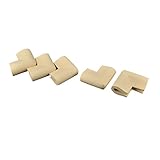 uxcell コーナークッション コーナーガード コーナーパッド コーナーカバー ケガ防止 保護 家庭 安全 家具 テーブル コーナー エッジ ガード プロテクター クッション ベージュ 5 個入り