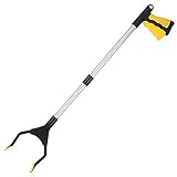 Aaskr マジックハンド マジックリーチャー 長さは82cm 万能 ロング ハンド 本格 マジックハンド お助けハンド らくらくハンド ゴミ拾い ゴミクリップ アルミを採用 軽くて使い易い 妊婦，高齢者と子供の両方に適しています