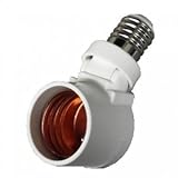 ヤザワ ◇◆お買い得品 10個セット◆◇ LED電球専用可変式ソケット E17口金→E26口金 ホワイト SF1726V_set