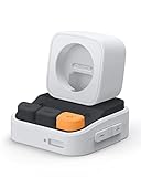 【elago】 Apple Watch Ultra 対応 スタンド シリコン 素材 充電ドック 充電器 用 アクセサリー ナイトスタンドモード 対応 ノスタルジック レトロデザイン [ AppleWatch GalaxyWatch 各種 対応 ] W9 STAND ライトグレー