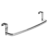 InterDesign Axis Over-the-Cabinet Kitchen Dish Towel Bar Holder - 14", Chrome [並行輸入品]