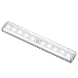 モーションセンサー10 LEDライト電池式ワイヤレスモーションNightlightポータブルStick Up階段用磁気エネルギークローゼットバスルーム Vivostore123