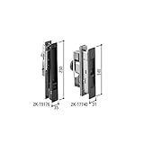 YKKAP メンテナンス部品 戸先 召合せ 内外締り錠セット (HH-J-0500) Q1：AYAグレイ *製品色・形状等仕様変更になる場合があります*