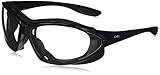Uvex S0600D Seismic Safety Eyewear, Black Frame, Clear Dura-Streme Hardcoat/Anti-Fog Lens/Headband b