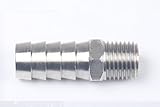 Generic Bar Production Stainless Steel 316 Barb Fitting Coupler / Connector 1/2" Hose ID x 3/8" Male