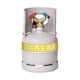 アサダ:アサダ フロン回収ボンベ フロートセンサー付 6L 無記名 TF090 型式:TF090