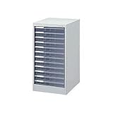 アバンテV2フロアケース スチール A4タテ 浅12段 ニューグレー