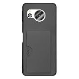 LOOF SKIN SLIM-SLOT AQUOS sense8 SH-54D / SHG11 / SH-M26 用 ケース カバー カードポケット カード収納 カード 背面 スマホケース スマホカバー 背面カード収納 [グレー]