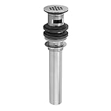Jaclo 815-pch X Long Thirdグリッドドレインwithオーバーフロー、1 – 1 / 4 " x 8インチ、ポリッシュクローム