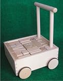 【日本製木のおもちゃ】押し車積み木 K33