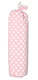Taftan Polkadots Fitted Sheet 70 x 140cm (Pink) by Taftan
