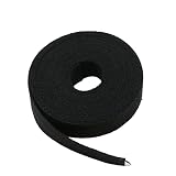 KUKU工房 アクリルテープ アクリルバンド 厚み1.4mm 薄手タイプ 5m巻 (幅25mm, ブラック)