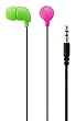 CYBER ・ ネオンカラーイヤホン ( SWITCH 用)ピンク&グリーン
