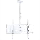 テレビ 天吊り 金具 STARPLATINUM 液晶 TV モニター TVセッターハング GP102 37-65インチ対応 Mサイズ ホワイト