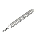 uxcell　エンドミル　ストレートシャンク　2mm x 6mm　グレー　4つのフルート