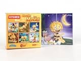[ rustoyshop ] 4pscプラスチックキューブMaya the Bee、漫画、パズル、子供おもちゃ、お気に入り漫画文字、収集ブロック