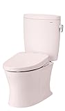 【取替交換付き(北海道)】 TOTO トイレ セット品:便器EX+ウォシュレットKF1 (TCF8CF55)  戸建向け パステルピンク EXKF100001(THK)