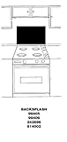 Whirlpool 814002 Backsplashオーブン