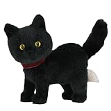サンレモン ジョリィ ねこのぬいぐるみ ふりむき BK 16×9×16cm キュート かわいい ブラック JOLLY おしゃれな猫 P-9982