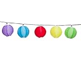 GreenLighting Paper Lantern String Lights - 20 LED Patio Lights (Multi-Color) [並行輸入品]