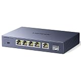UGREEN スイッチングハブ 2.5Gbps 金属筐体 6ポート（5x2.5G RJ45と1x10G SFP+） Giga対応 10/100/1000/2500Mbps ギガビット lanケーブル ハブ lan 分配器 壁掛け対応 プラグ＆プレイ 高速 省電力 ファンレス静音設計