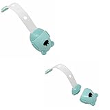 FUPUONE ドアロック ストッパー ワンタッチ 扉をロック 貼り付けるだけ (グリーン)