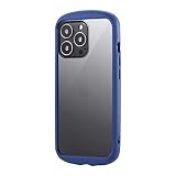ビアッジ iPhone 13 Pro 耐衝撃ハイブリッドケース「Cleary」 ネイビー LP-MDP21PLCNV