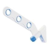 ナスタ(NASTA) 多目的ハンガー 壁付タイプ KS-DA103P シルバーグレー×ライトブルー