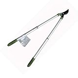 Worth Garden Long Arm Bypass Lopper, High Reach Branches Trimmer, Pruner w/ Antirust Blade, Extendib