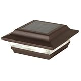 Classy Caps SL211R Aluminum Imperial Solar Post Cap, 4 x 4-Inch, Bronze [並行輸入品]