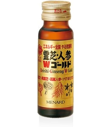 Amazon.co.jp: メナード霊芝・人参Wゴールド(50mL×10本) : 食品・飲料