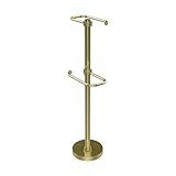 Allied真鍮ts-26d-sbr Free Standing 2つRoll Toilet Tissueスタンド、