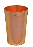 純銅厚手コーヒー粉受け手作りカップ/冷水/ビール 銅製キッチン用品 (280ml-360ml,360ml)