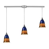 Elk 10218/3L-WTR Horizon 3-Light Linear Water Pendant In Satin Nickel [並行輸入品]